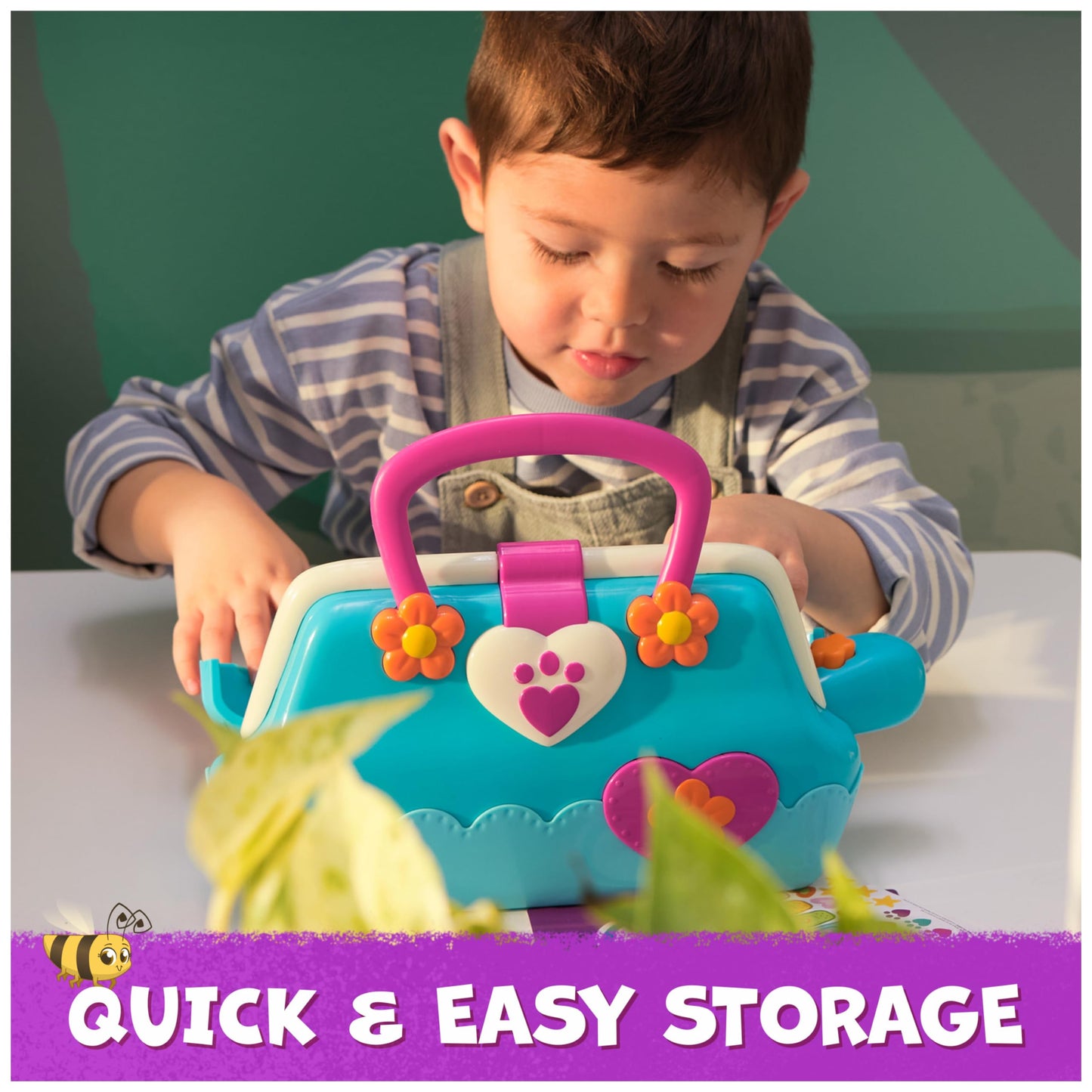 Vida the Vet Bag – 5 Doctor Kit Accessories, Popcorn Plush & Stickers | Ages 3+
