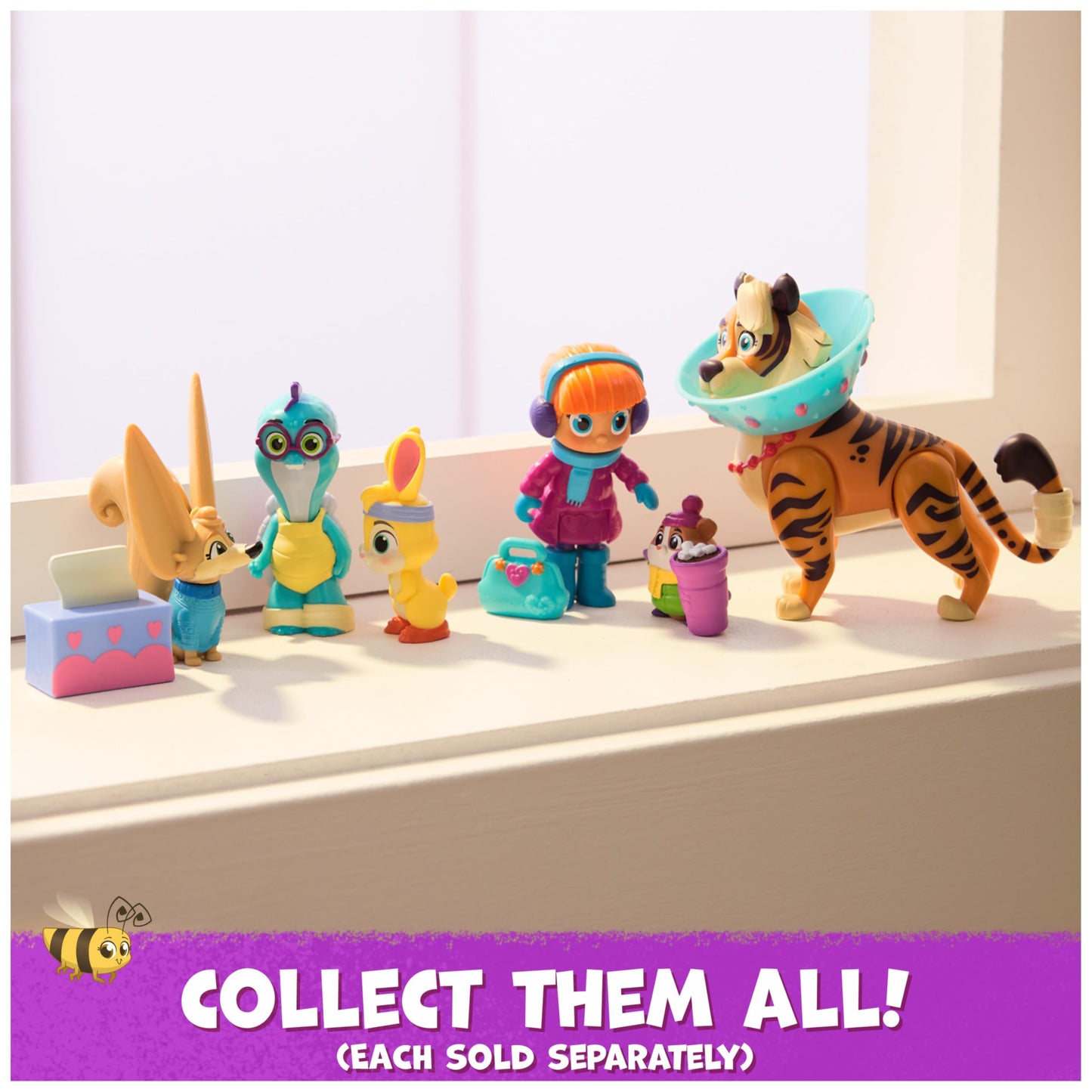 Vida the Vet Chilly Check Up Pack — Vida & Popcorn Figures with Vet Bag | Kids Vet Toys 3+