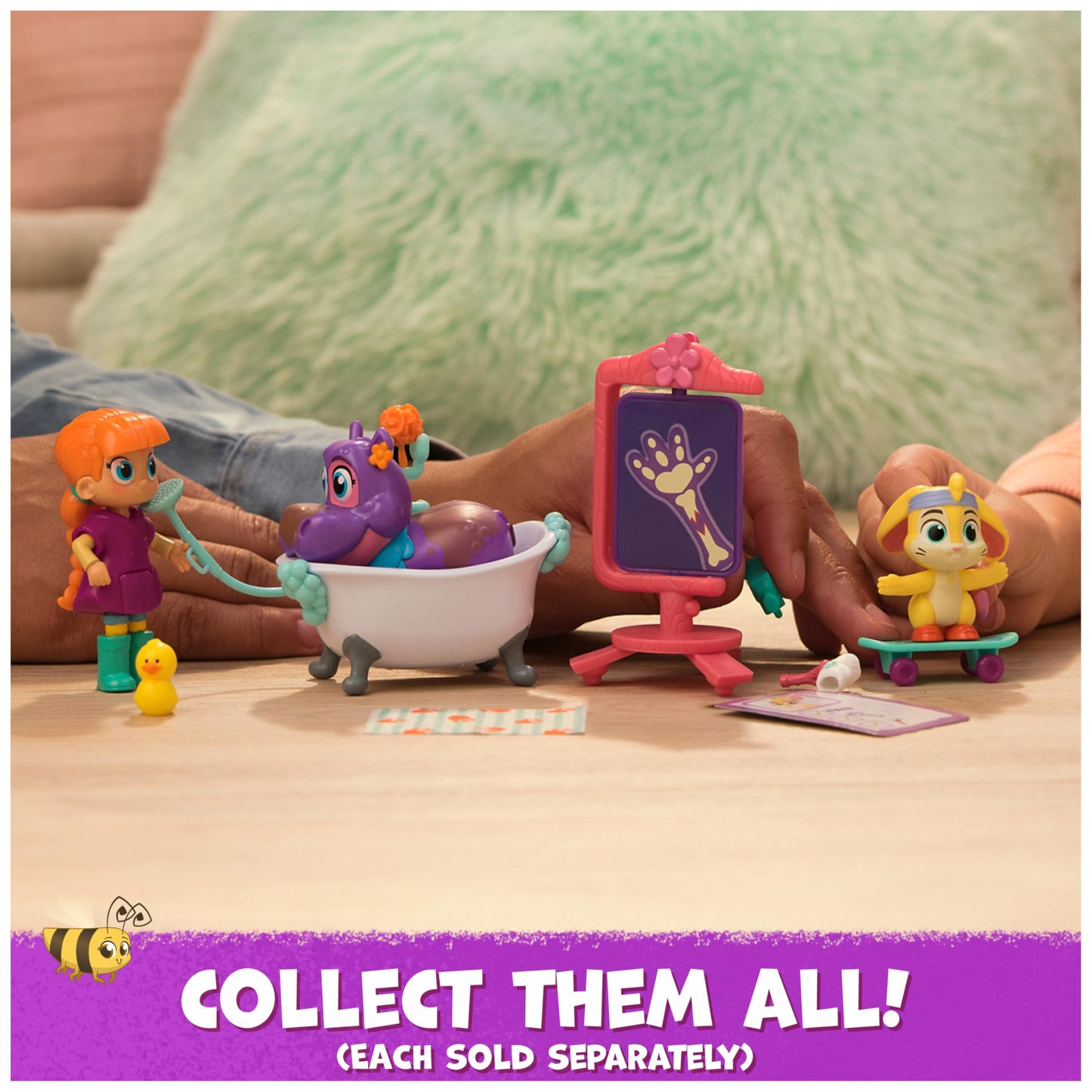 Vida the Vet Zig Zag Cast & Care Pack – Action Figures & Doctor Kit for Kids 3+
