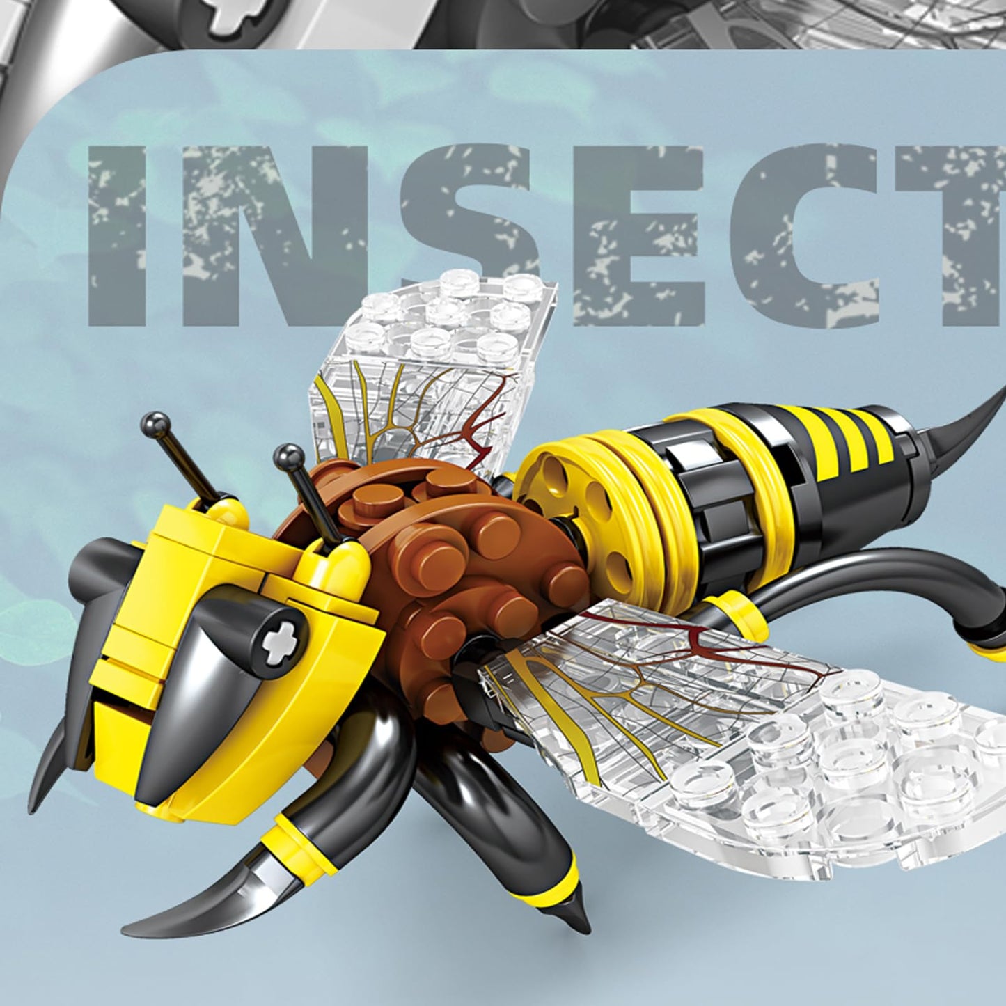 Vilbocr Mini Insect Blocks Toy — Bees, Ants & Mantis Collection for Kids 6+