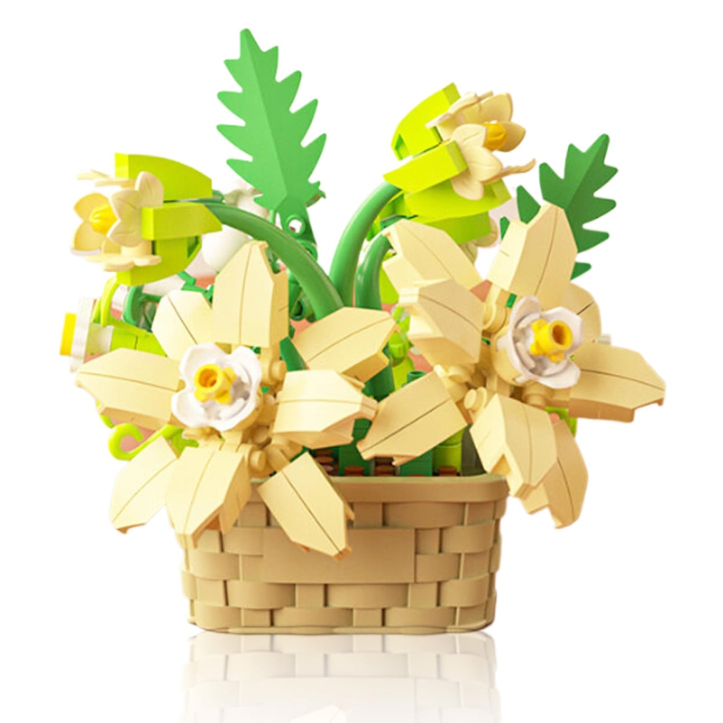 Vilbocr Mini Flowers Building Block Set – Daisy 181 Pcs | Flower Block Toys for All Ages
