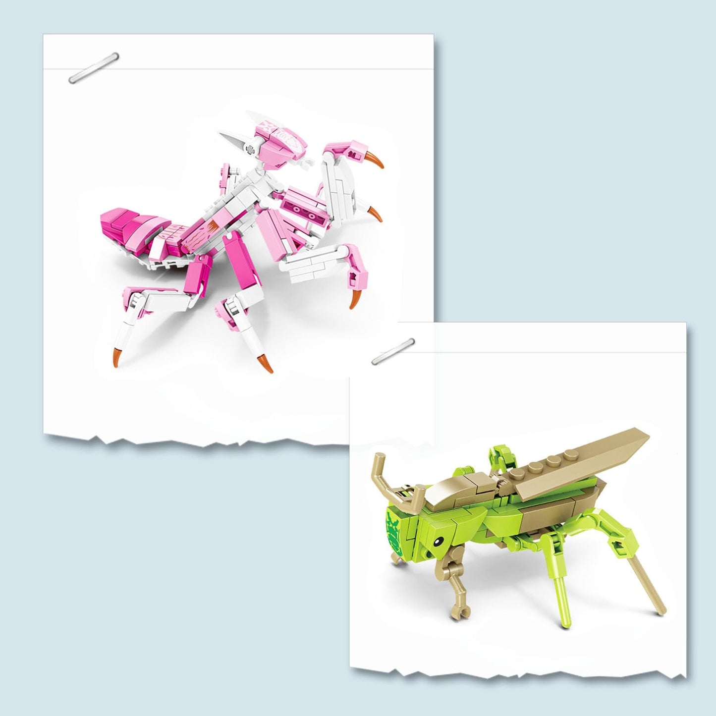 Vilbocr Mini Insect Blocks Toy — Bees, Ants & Mantis Collection for Kids 6+
