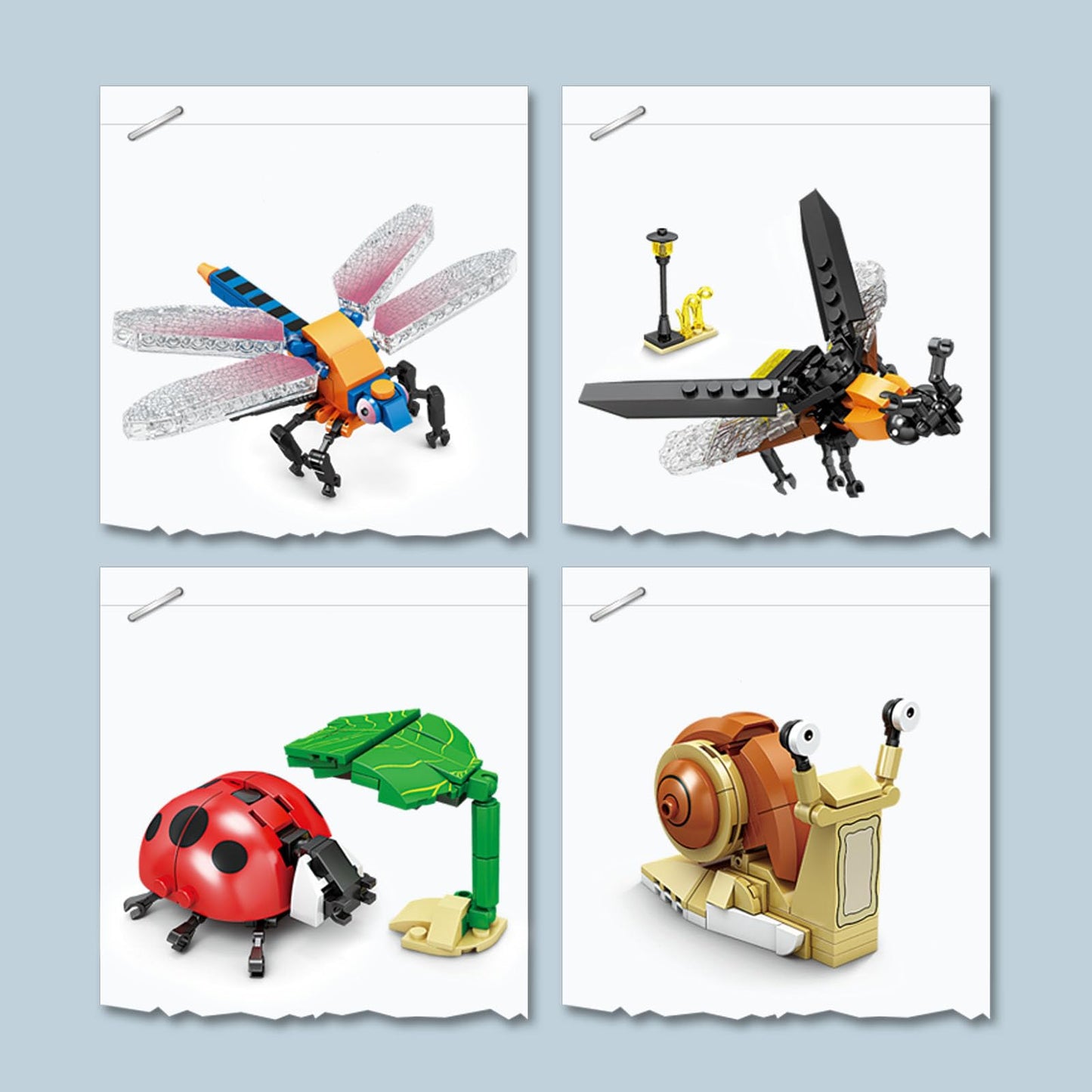 Vilbocr Mini Insect Blocks Toy — Bees, Ants & Mantis Collection for Kids 6+