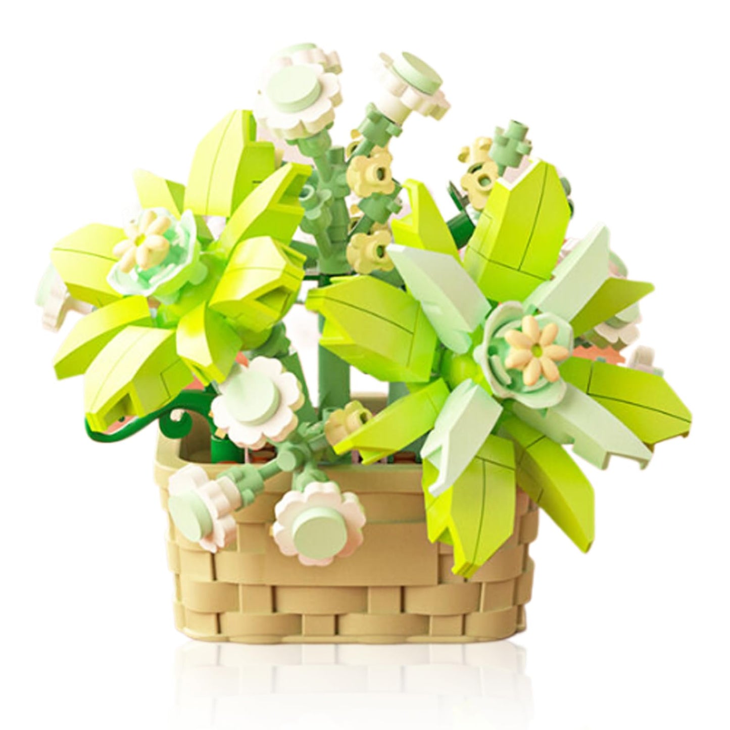 Vilbocr Mini Flowers Building Block Set – Gardenia 206Pcs | Floral Block Toys 6+