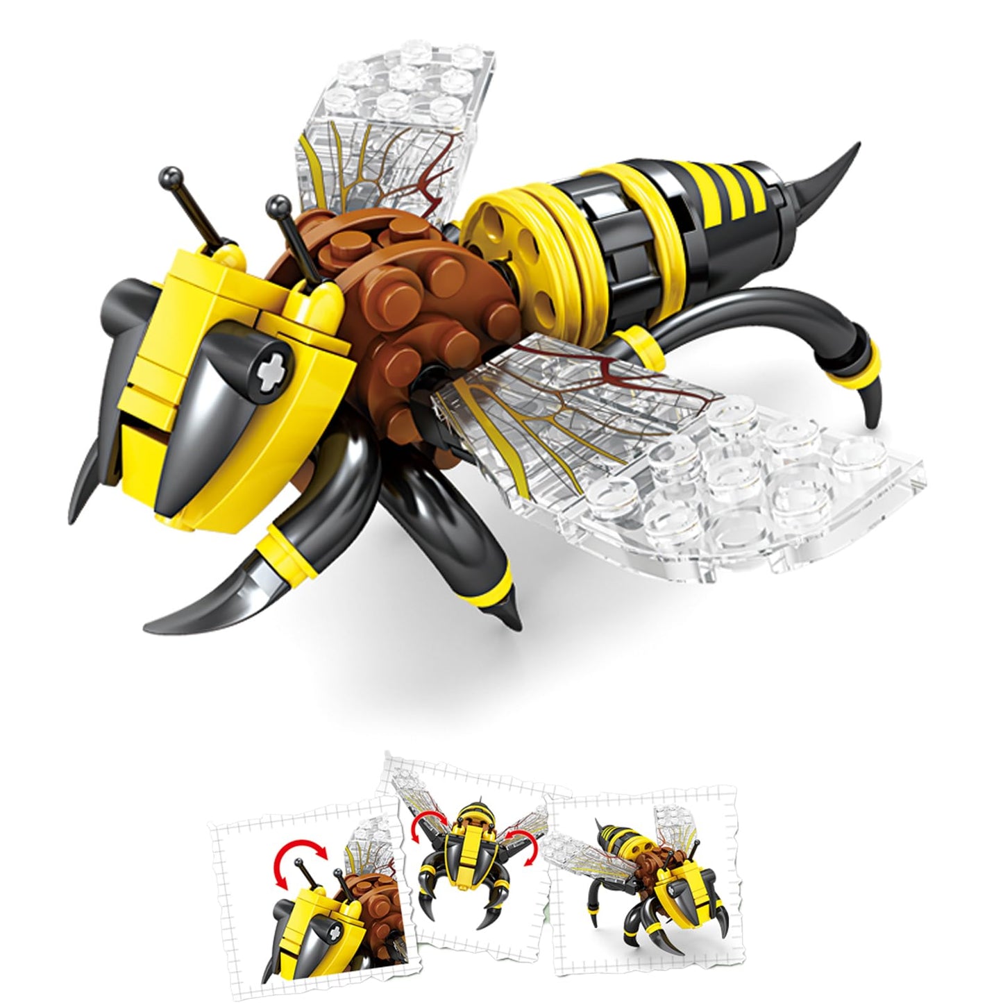 Vilbocr Mini Insect Blocks Toy — Bees, Ants & Mantis Collection for Kids 6+