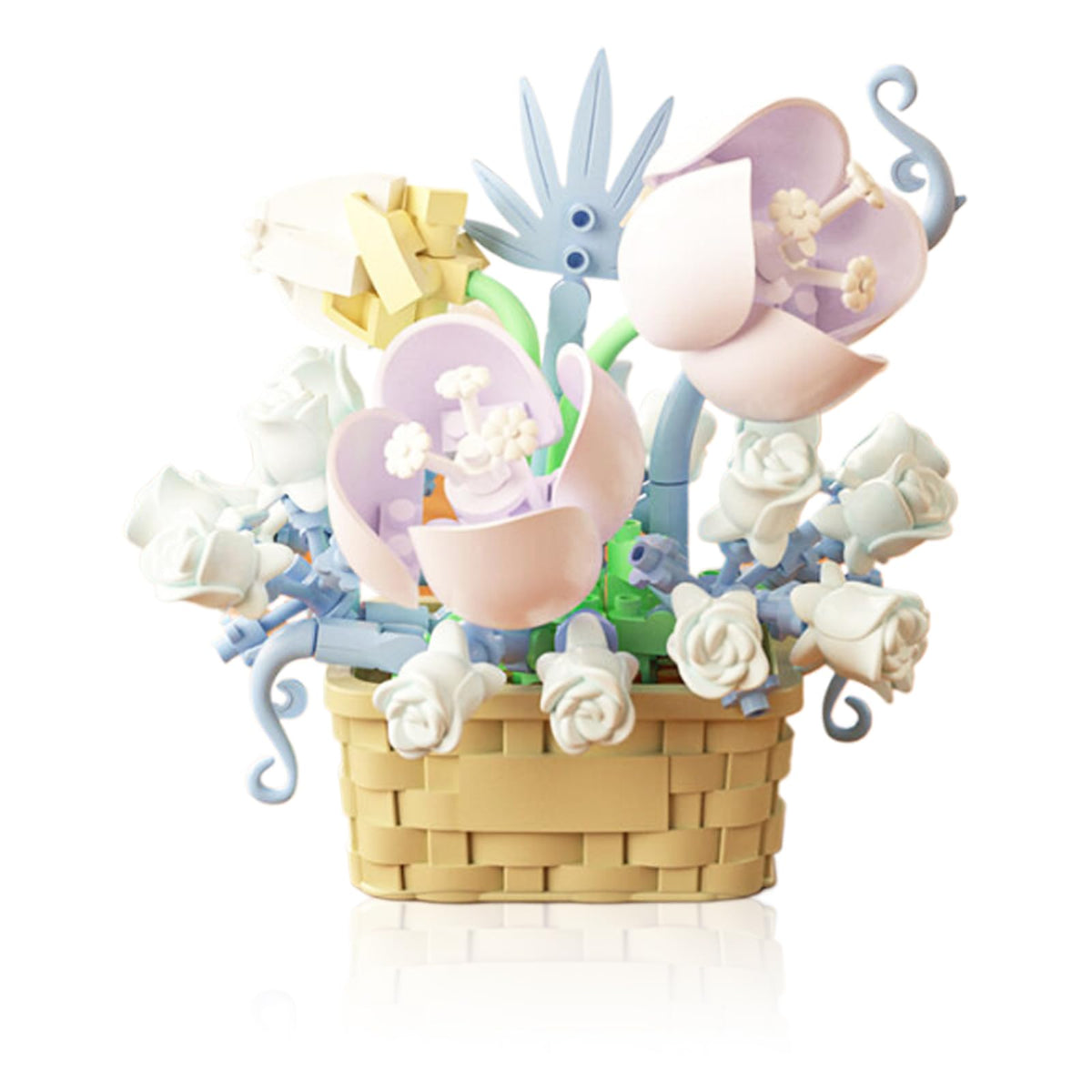 Vilbocr Mini Flowers Building Block Set – Narcissus 166Pcs | Flower Pot Toys