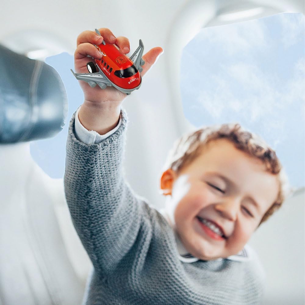 Vileafy 18 Toy Airplanes – Pull-Back Plane Toys for Kids 3-5, Party Favors & Classroom Prizes