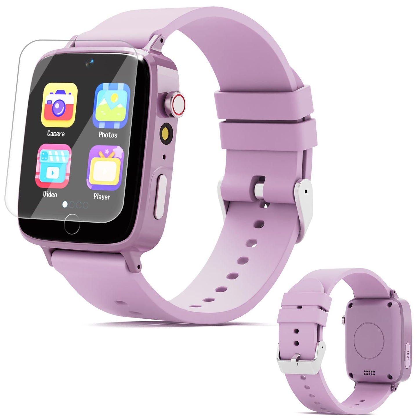 Vilicert Kids Games Watch – 26 Puzzle Games, HD Camera, Touch Screen for Ages 4–12
