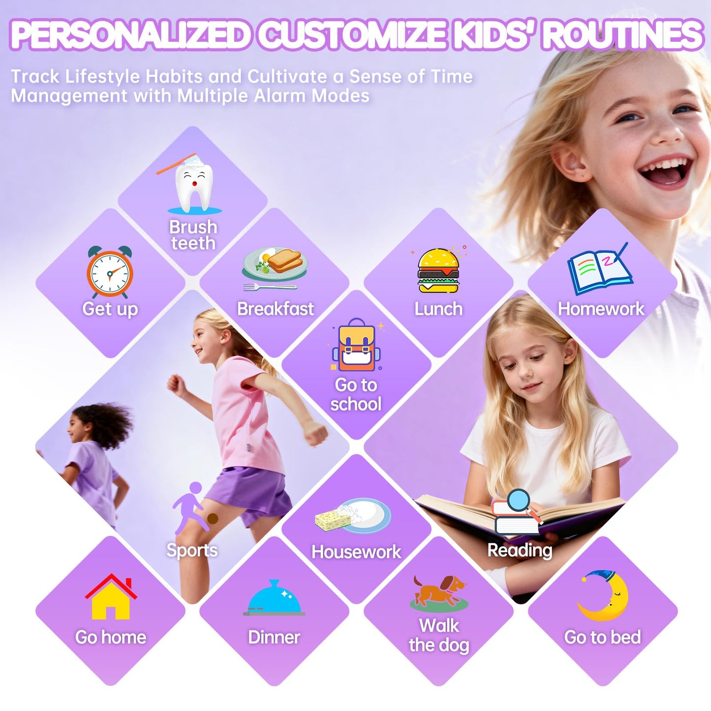 Vilicert Kids Games Watch – 26 Puzzle Games, HD Camera, Touch Screen for Ages 4–12