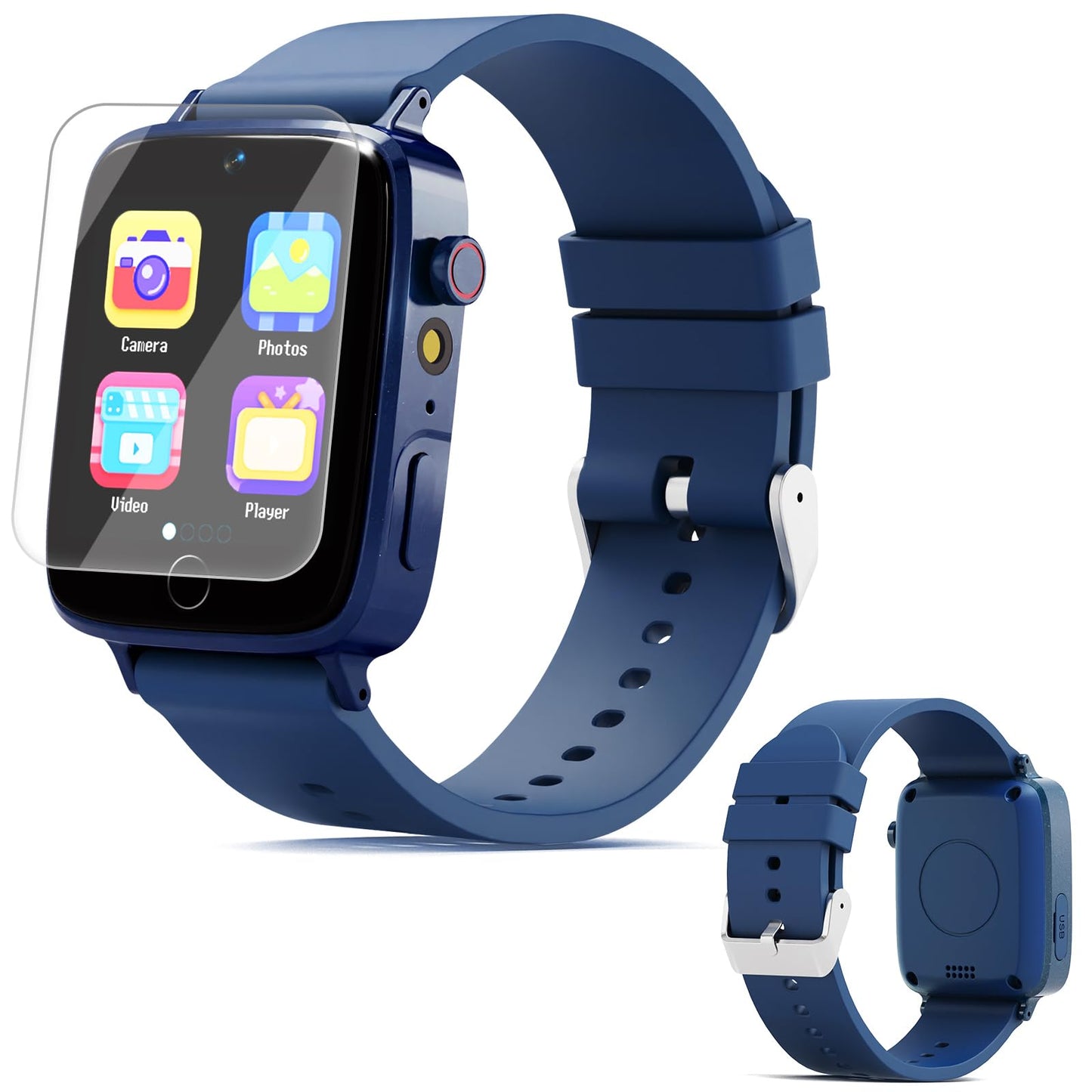 Vilicert Smart Watch for Kids – 26 Puzzle Games, HD Touch Screen, Camera & More