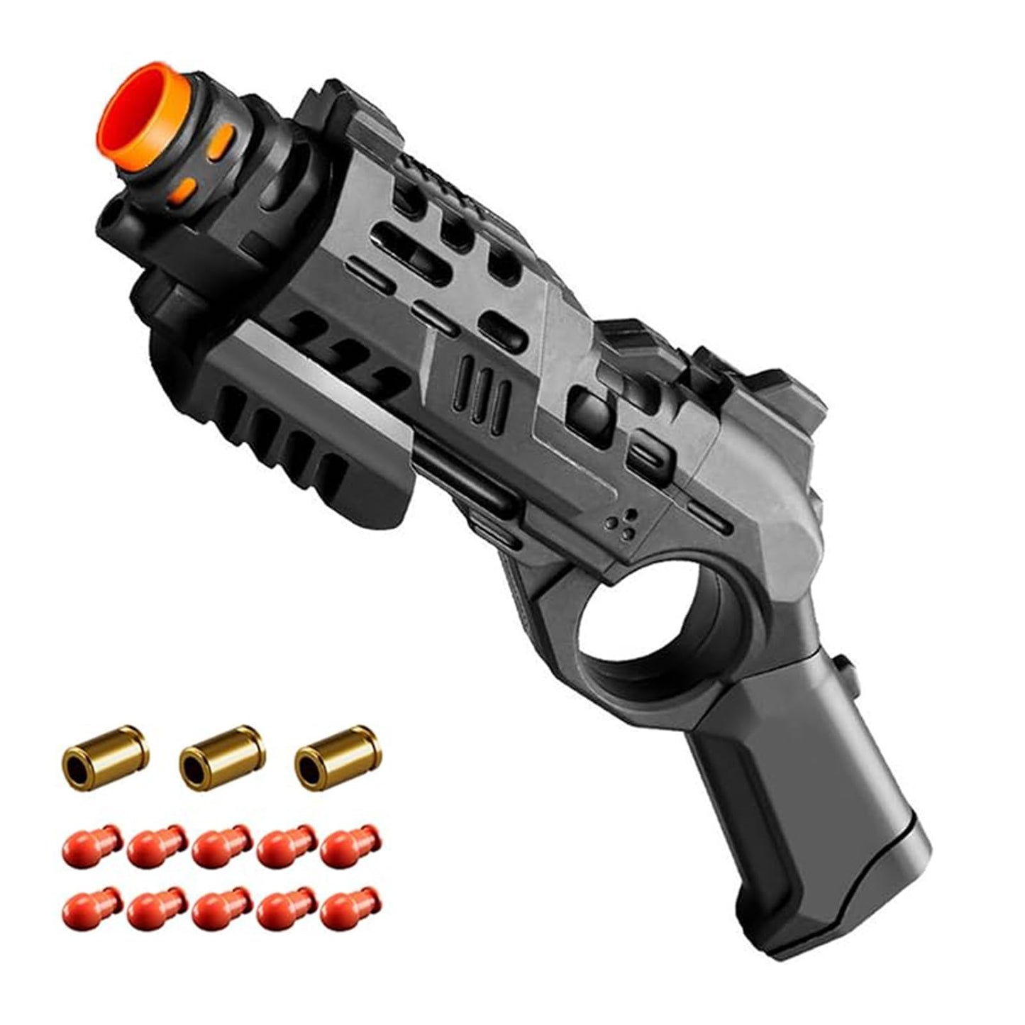 Villaesta Laucher Fidget Toy for Adults – Focus, Quiet, 3 Shells, 10 Heads | Polar Night Black