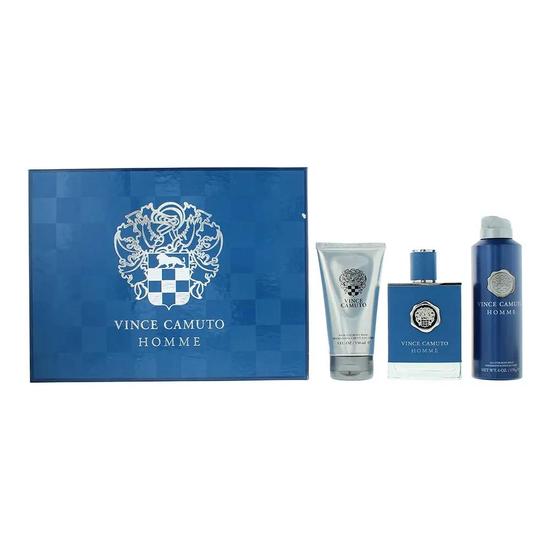 Vince Camuto Homme Gift Set 200ml EDT + 15ml EDT Men's Fragrance