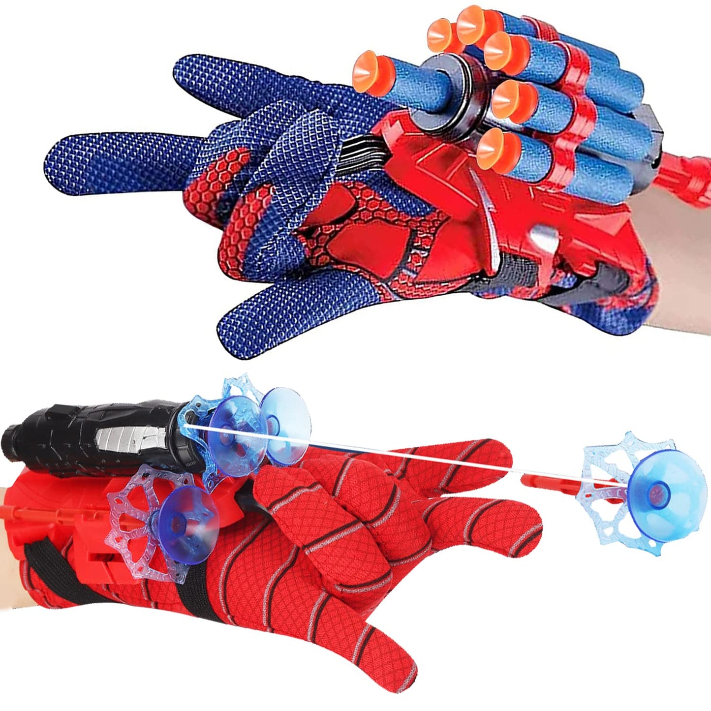 Vinciph Spider Web Shooter & Wrist Launcher Toy Set – Hero Role-Play Fun