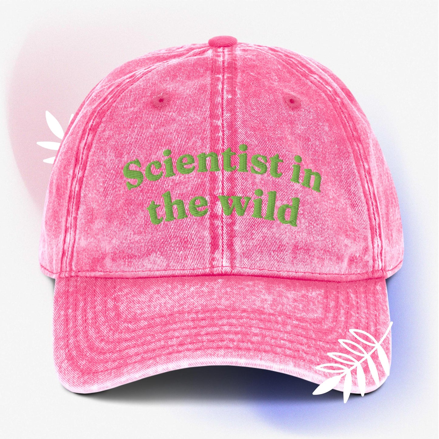 Cool Scientist in the wild Vintage effect Cotton Twill unisex Cap