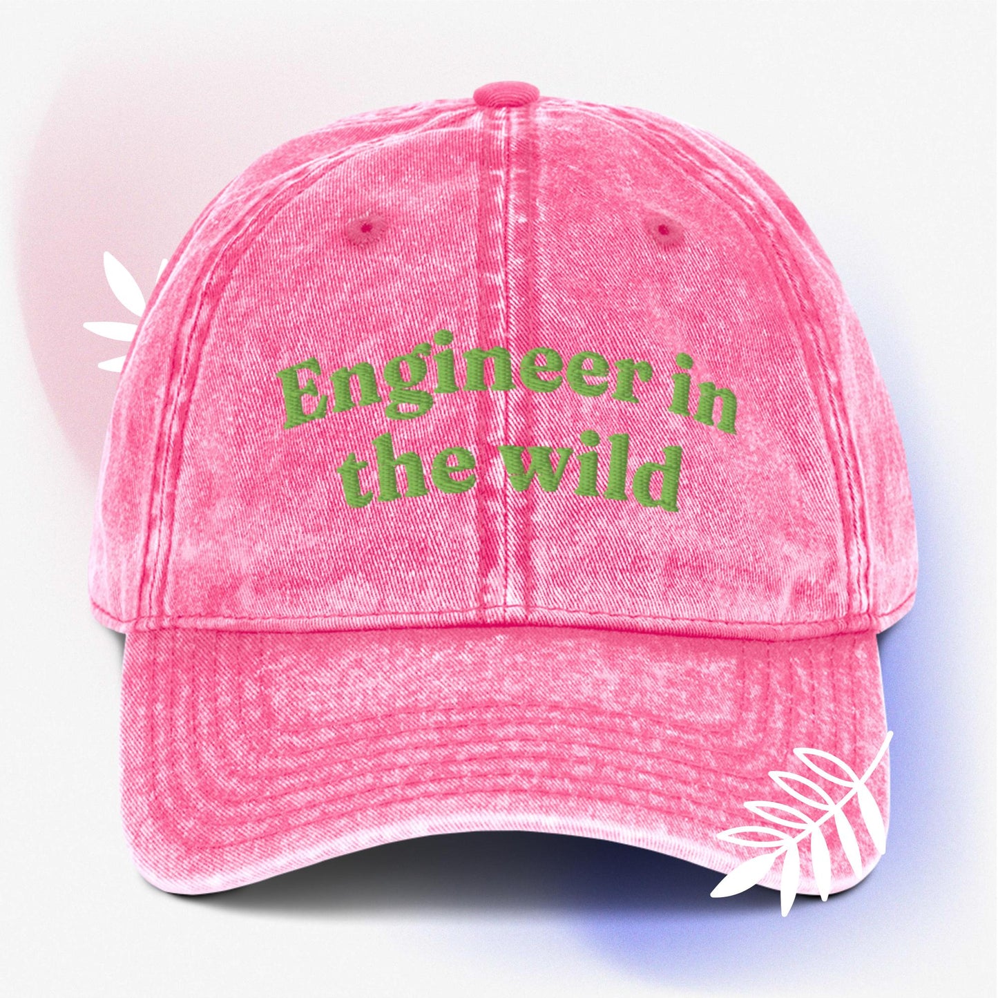 Cool Engineer in the wild Vintage effect Cotton Twill unisex Cap