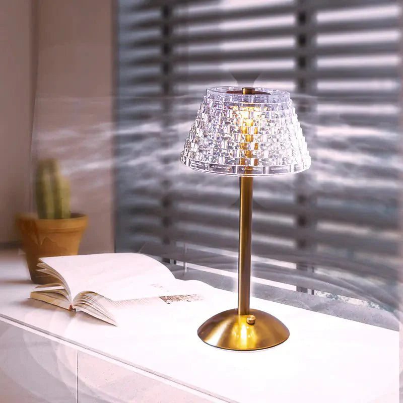 Vintage European Crystal USB Rechargeable Night Light