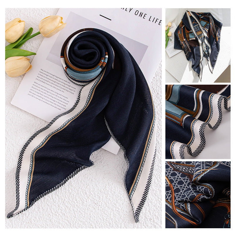 Vintage Print Multipurpose Summer Shawl