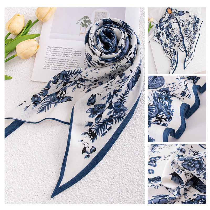 Vintage Print Multipurpose Summer Shawl