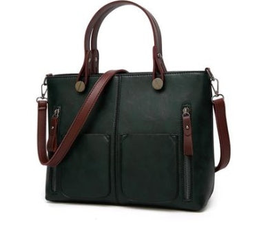 Vintage PU Shoulder Bag, Ladies' Causal Totes