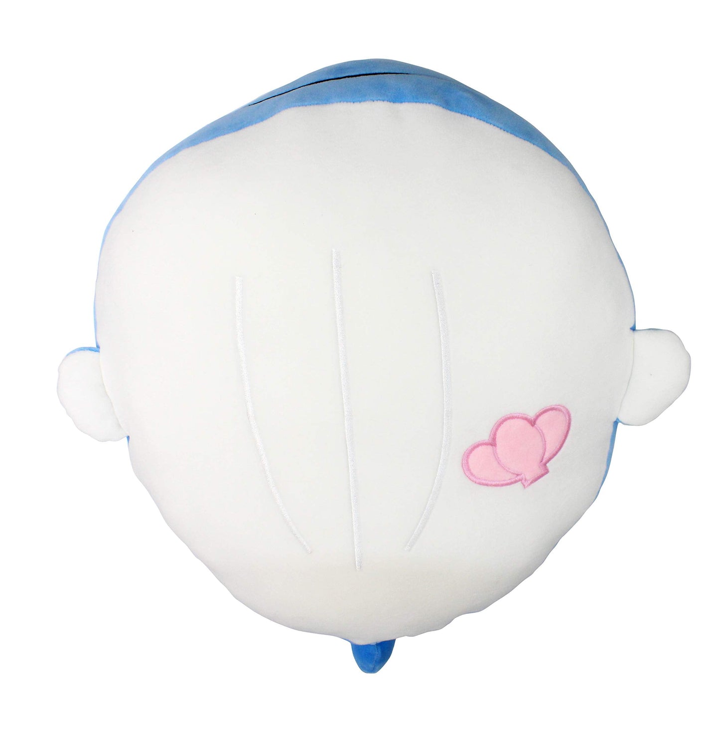 Vintoys Very Soft Blue Whale Plush Pillow – 17" Hugging Toy for Kids