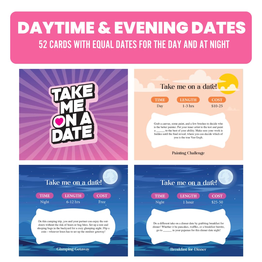Viral Studios Take Me On A Date – 52 Scratch Off Date Ideas for Couples