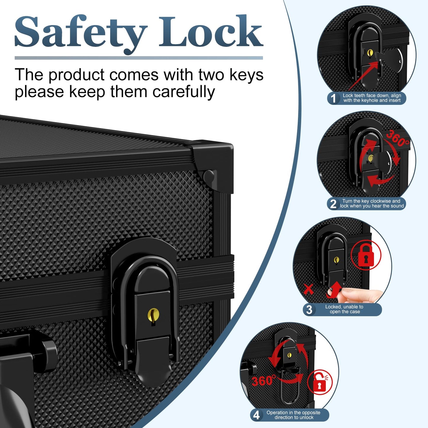 Vitula Card Case – Lockable Storage for 600 Toploaders, 120 PSA Slabs, & 120 Magnetic Card Holders
