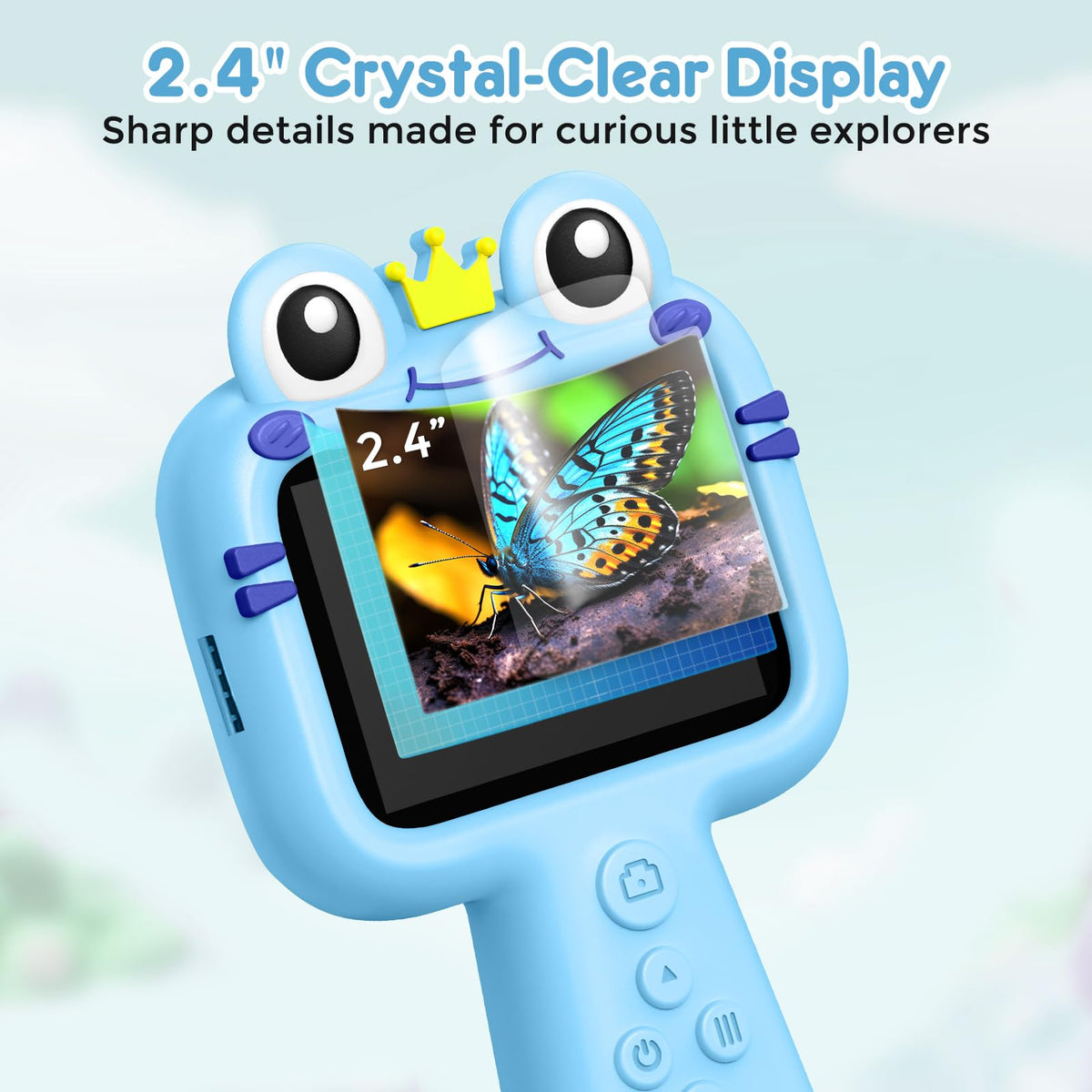 Vivid Glass Borescope Camera for Kids – STEM Toy for Ages 4–12 (Blue)
