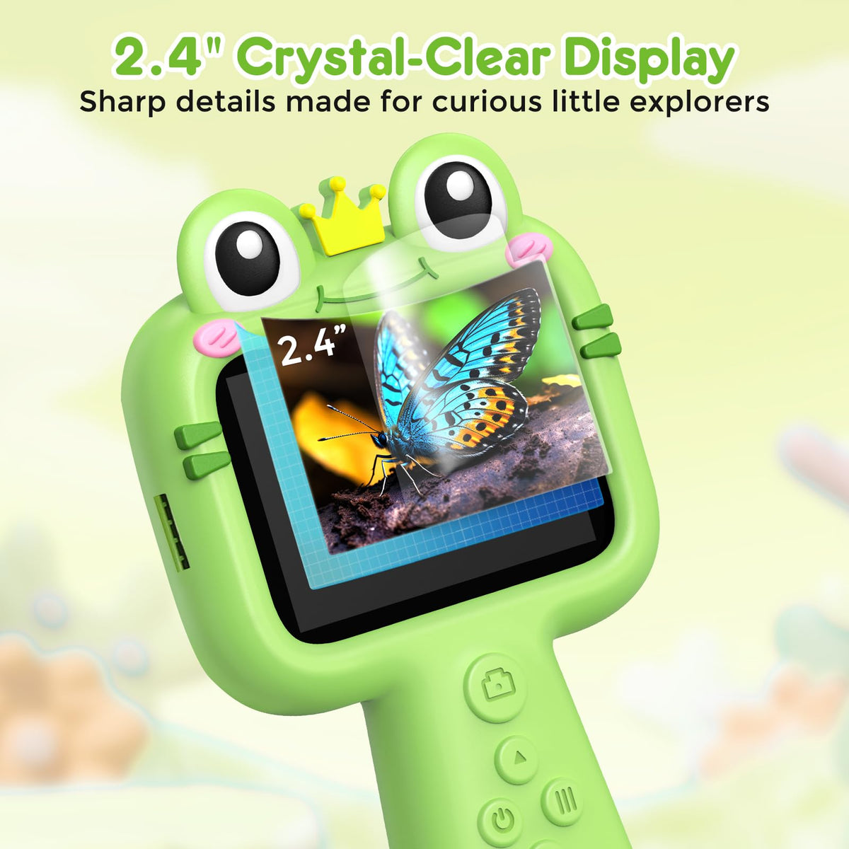 Vivid Glass Borescope Camera for Kids — STEM Educational Toy for 4–12 | Outdoor Discovery (Green)