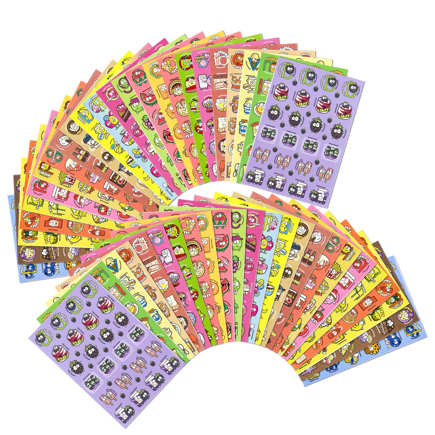 VKPI Scratch and Sniff Stickers – 1152 Pieces, 24 Scents, 48 Sheets, 144 Designs | Fun Rewards for Kids