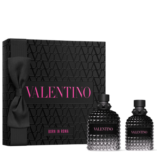 Valentino Born in Roma Uomo Gift Set 100ml EDT + 10ml EDT Men's Fragrance