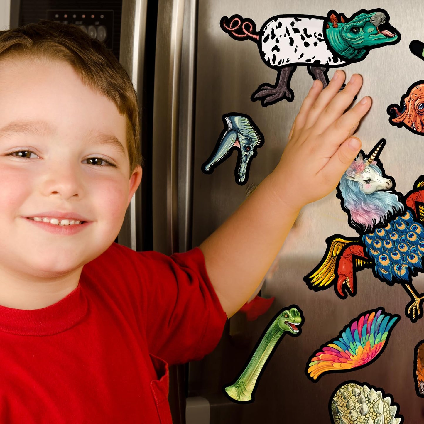 VMNlooking Cryptid Construction Kit – Magnetic Fridge Monster Creatures