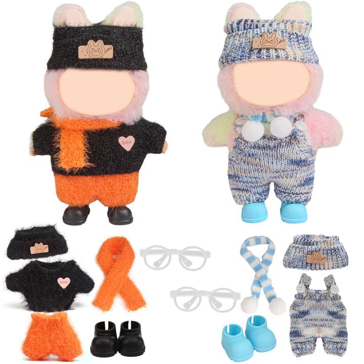 Voccim 17cm Doll Outfits – 9-Piece Halloween & Classic Set for 17cm Dolls