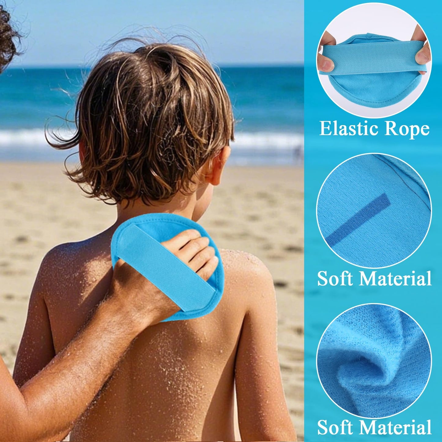 Vodolo Shell Sand Remover for Beach | Kid-Friendly Sand Eraser Bag