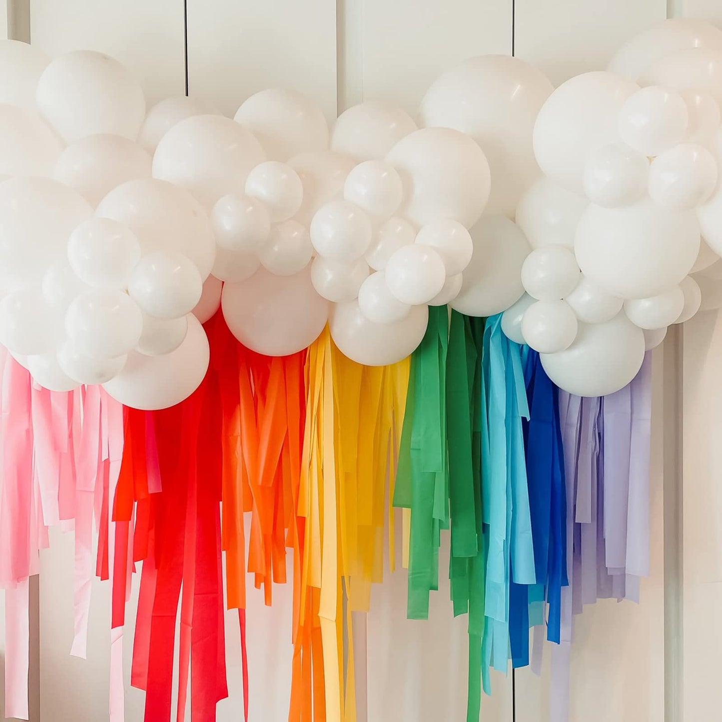 Voircoloria 105pcs White Balloons, 12inch Party Balloons for Birthday, Baby Shower, Graduation, Wedding