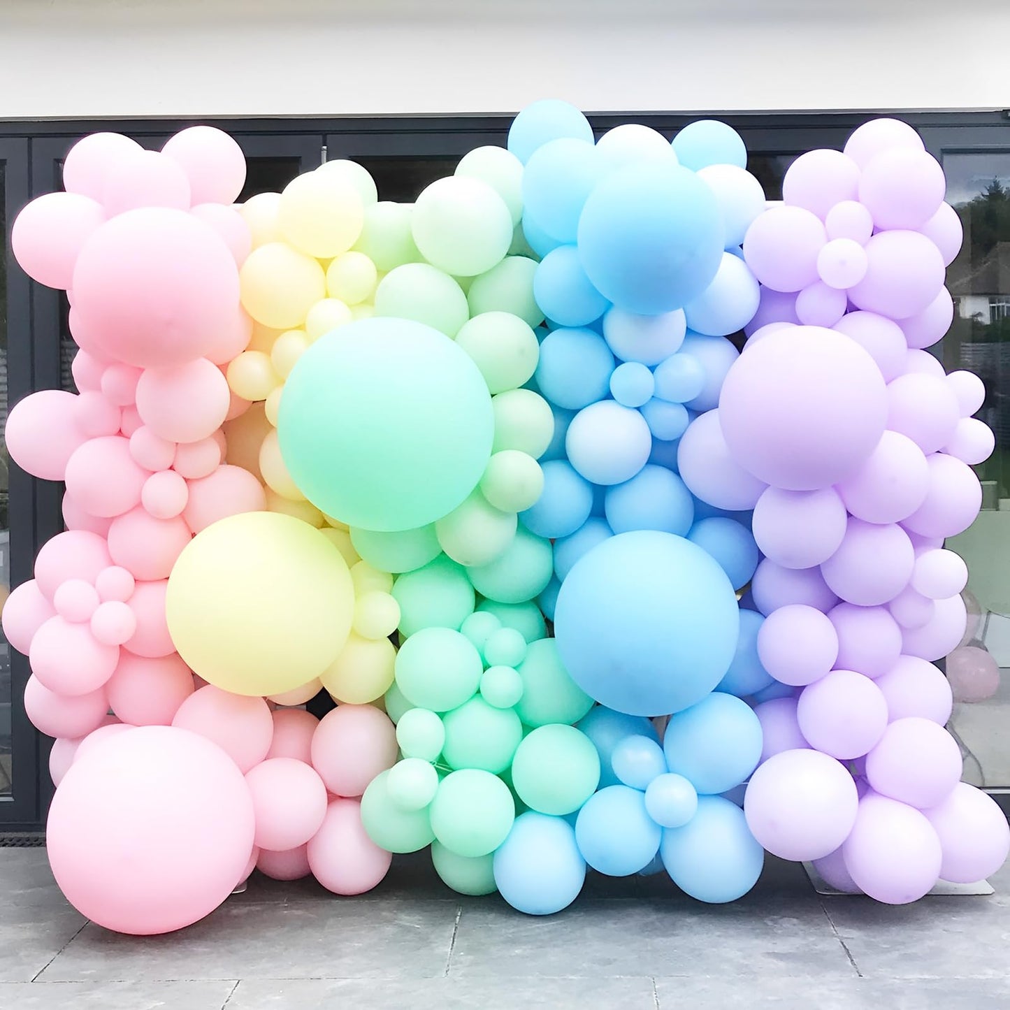 Voircoloria Pastel Balloons 66-Pack, 12" Macaron Latex Party Balloons for Graduation, Weddings & More