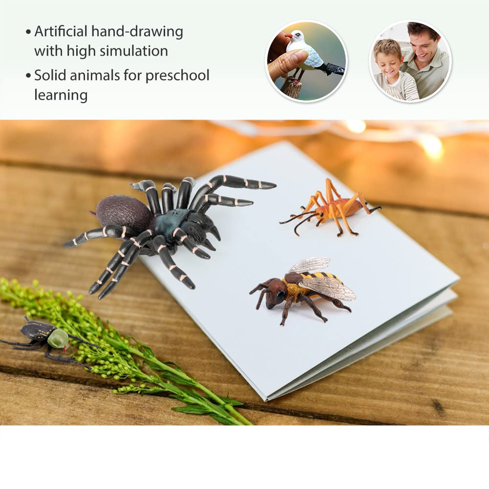 Volnau 13-Piece Insect Figurine Set for Kids – Safe, Realistic Bug Toys