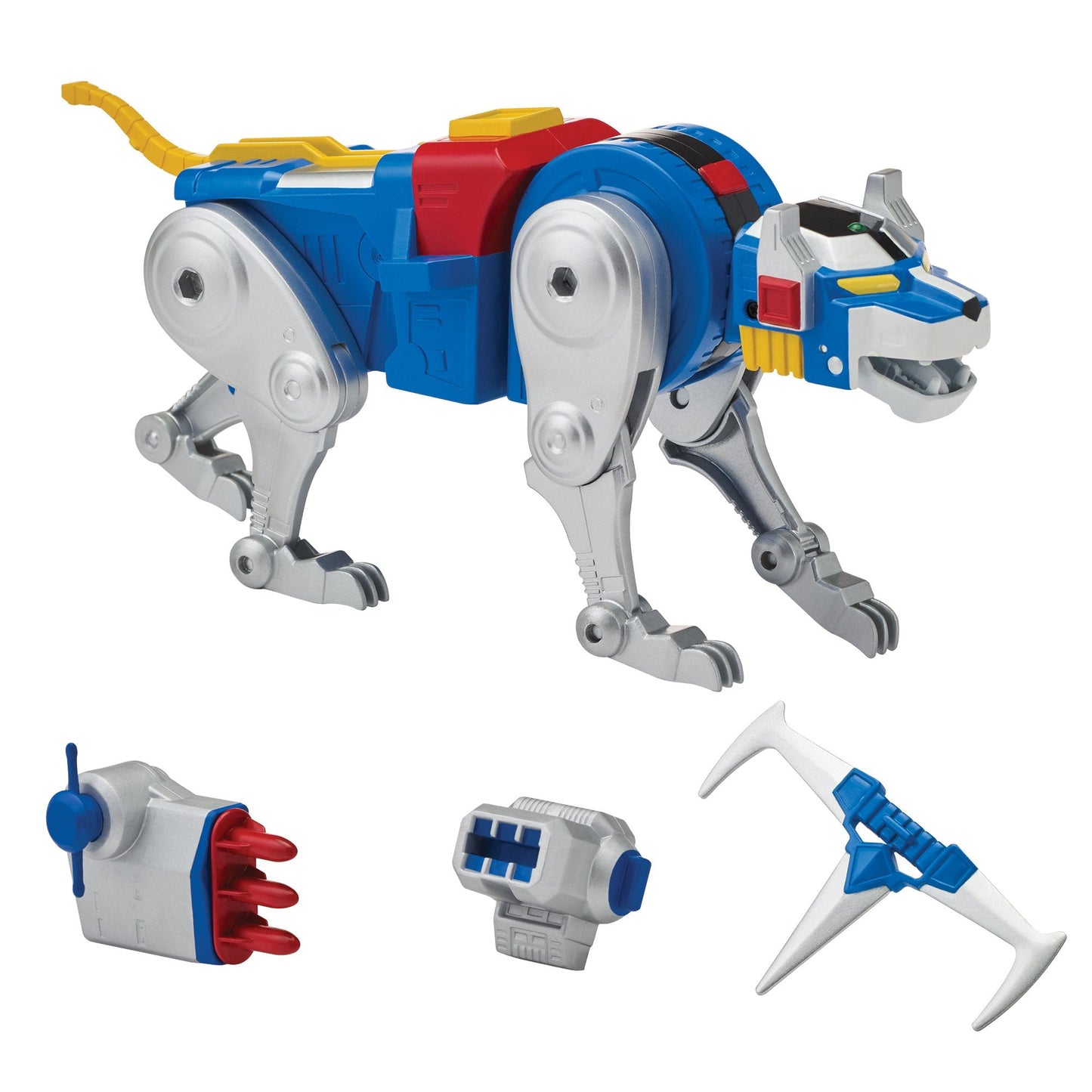 Voltron Classic Blue Lion Action Figure – 16-Inch Combining Robot with Shield & Missile Launcher