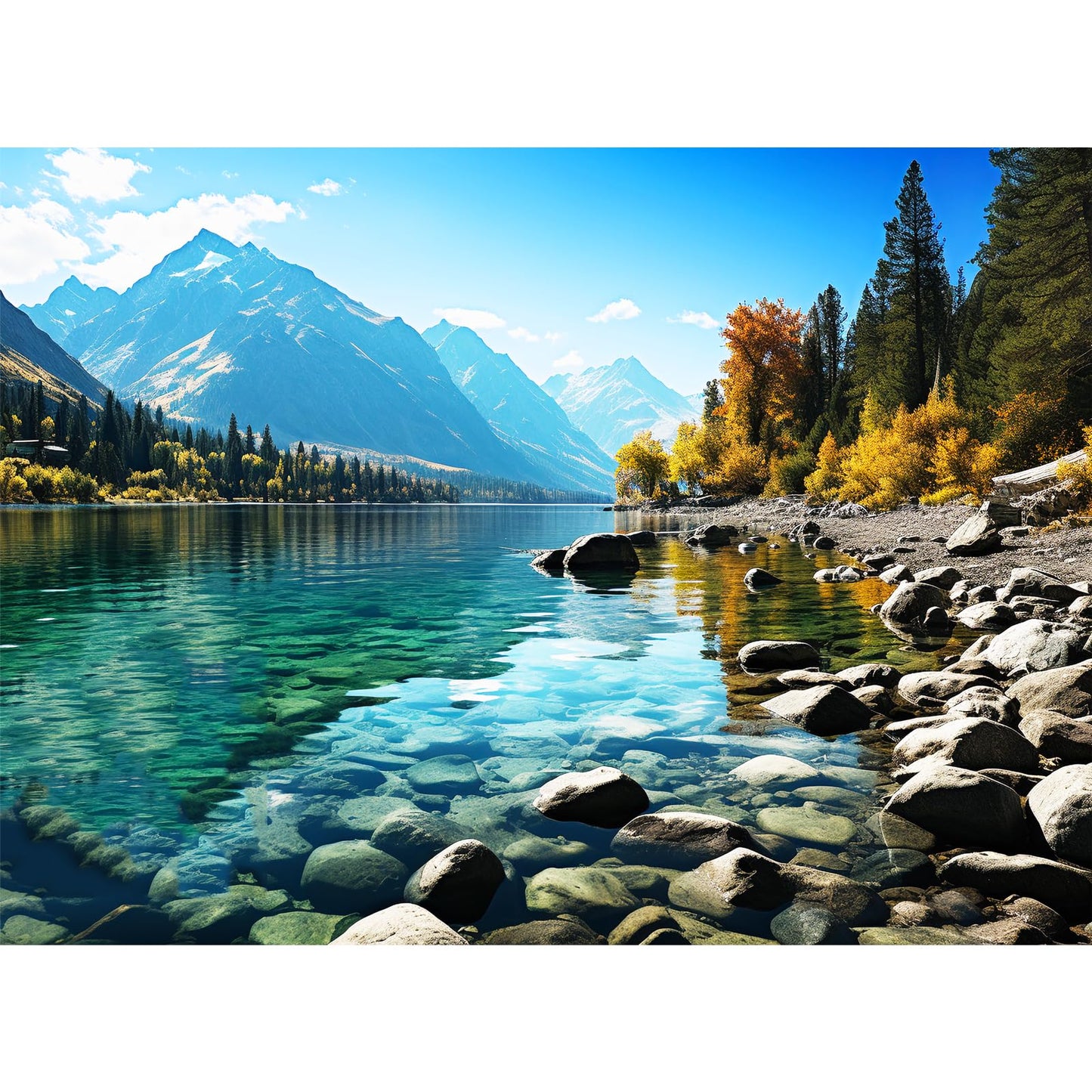 VOLUVOLU 500 Piece Puzzle for Adults – Glacier Park Jigsaw