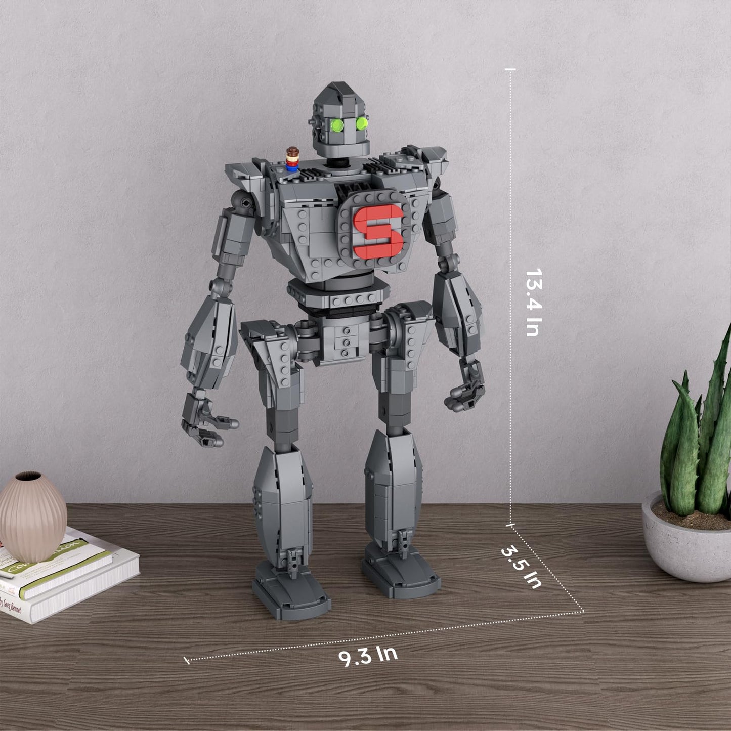 VONADO Iron Robot Building Set – 883 PCS, Lego-Compatible