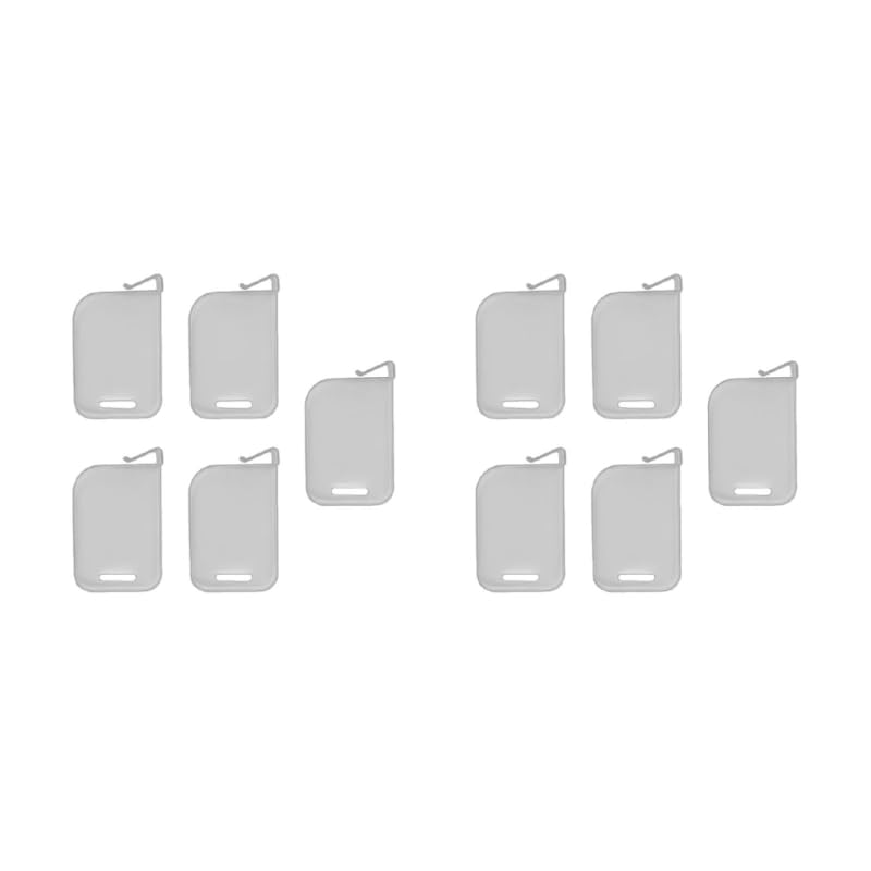 VONNST 10Pcs Plastic Card Box Dividers – Adjustable Gray PP Storage Partition for Game Cards
