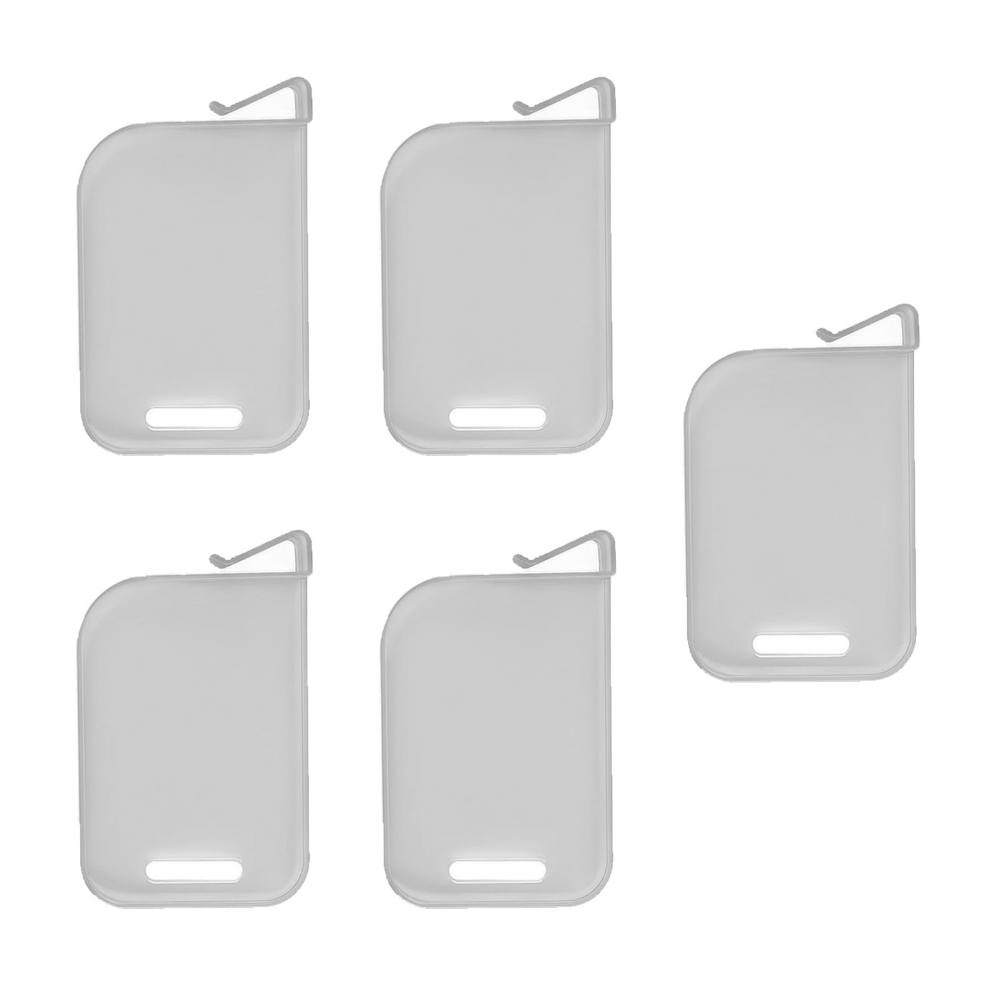 VONNST 10Pcs Plastic Card Box Dividers – Adjustable Gray PP Storage Partition for Game Cards