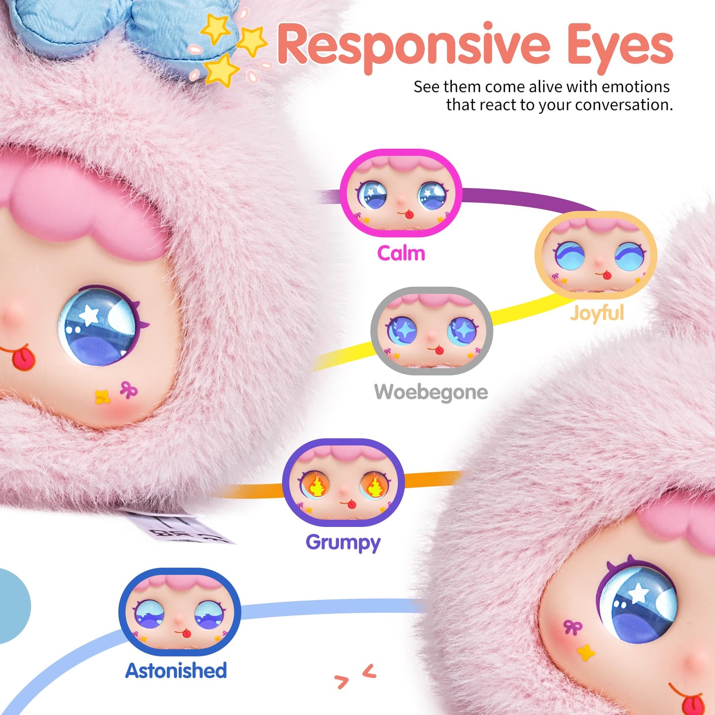voopark AI Smart Stuffed Animal – Multilingual ChatGPT Companion for Kids 3+