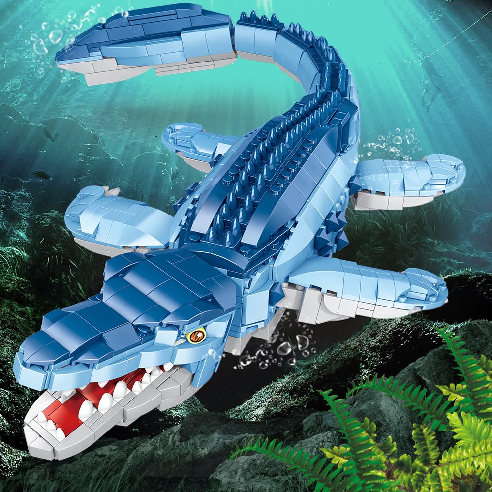 Voxifyx 1158-Pcs Dinosaur Building Blocks – STEM Dino Toys for Kids 6–14 (Lego Compatible)