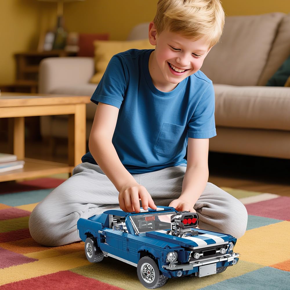 Voxifyx Sports GTRS Car Building Blocks – 1:10 Scale, 1680 Pcs, LEGO-Compatible