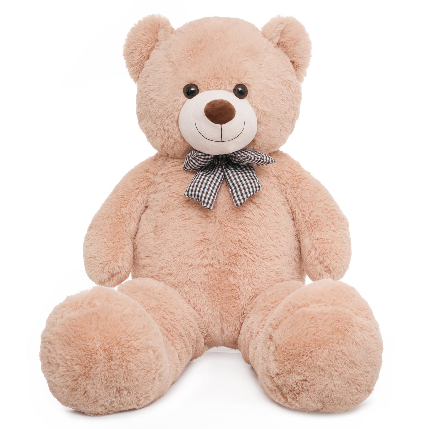 Vposyako 47-Inch Giant Teddy Bear | Light Brown Plush Life-Size Gift