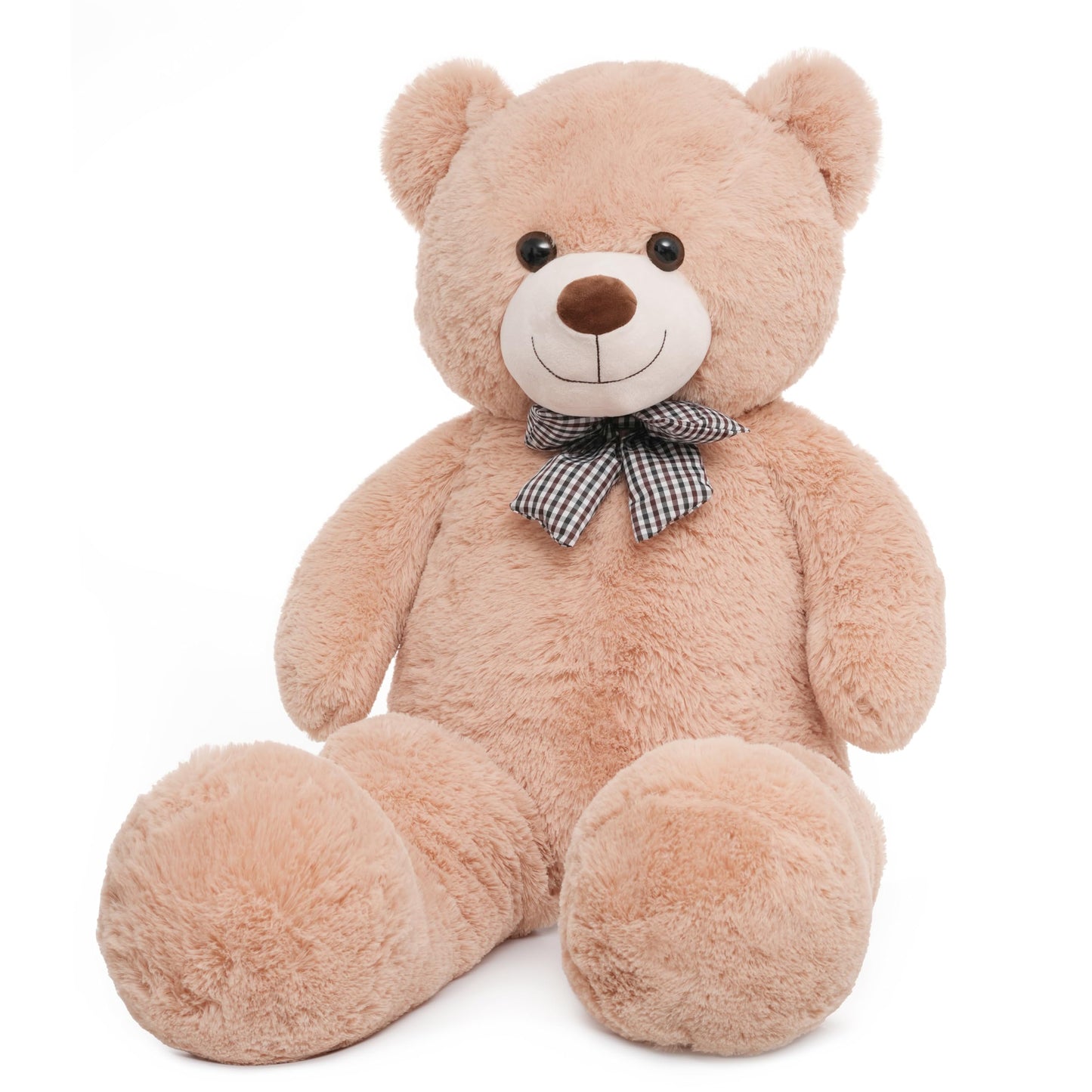 Vposyako 47-Inch Giant Teddy Bear | Light Brown Plush Life-Size Gift