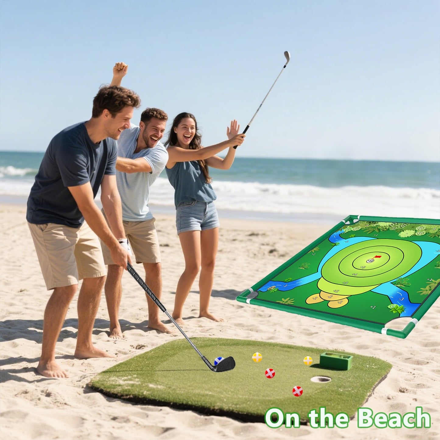 VQRZG Golf Chipping Game | Portable Sticky Target Practice Set
