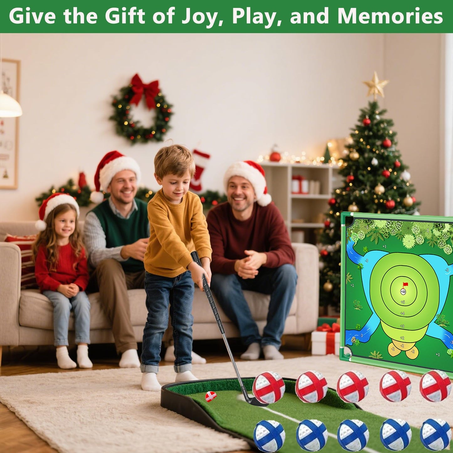 VQRZG Golf Chipping Game – Portable Sticky Target Practice Set
