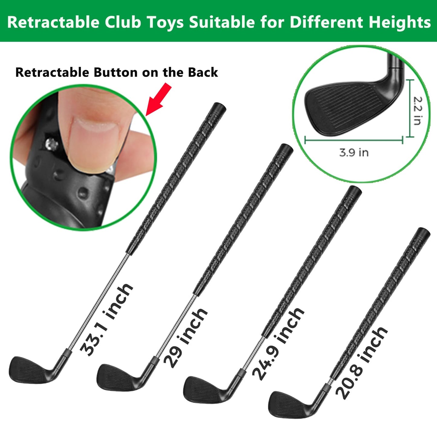 VQRZG Golf Chipping Game – Portable Sticky Target Practice Set