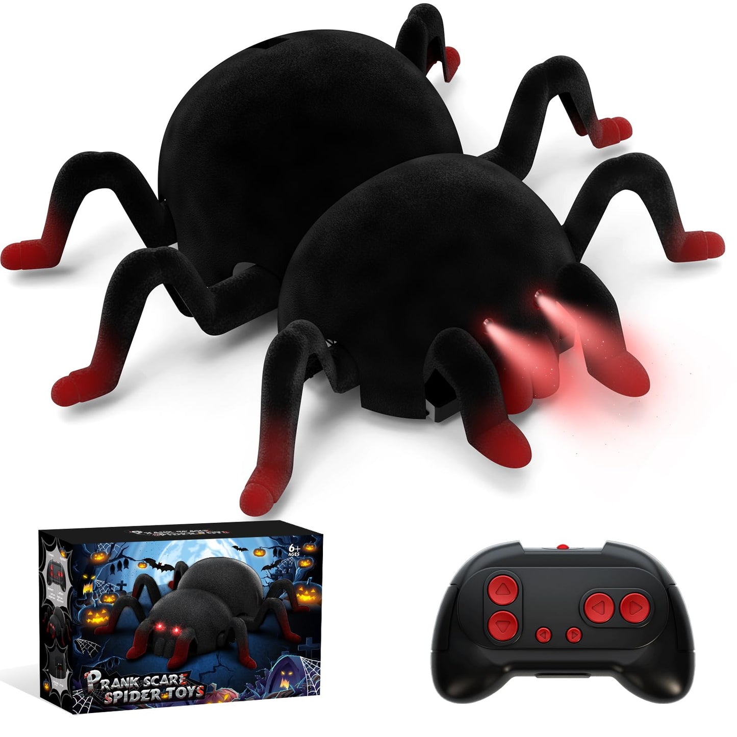 VRG Remote Control Tarantula – Rechargeable Wall-Climbing Spider Toy for Kids 3+